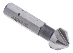 Wiertło EXACT śr.trzpienia: 6,35 mm śr. głowicy: 10.4mm kąt: 90° l. żłobków: 3 dł. całkowita: 34 mm HSS