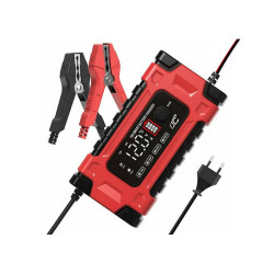 Prostownik 12V/24V 10A/5A LCD Do akum. Ładowarka automatyczna