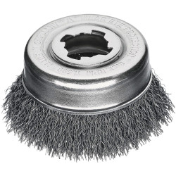 Lessmann 423.16X X-Lock Crimped Cup Steel Brush 85mm Non Spark