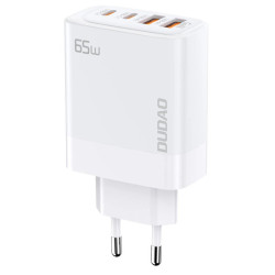 Ładowarka USB Sieciowa DUDAO 65W A65EU 2xUSB + 2xUSB-C Biała