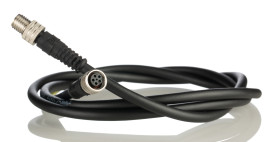 Przewód czujnik-siłownik Złącze A M8 liczba rdzeni 5 długość 1m Rodzaj A Żeńskie Złącze B M8