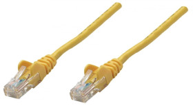 patchcord Cat6 UTP żółty /0,25 m/