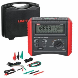 Wielofunkcyjne urządzenie badające: miernik rezystancji izolacji, tester RCD, kierunek wirowania faz UT-593