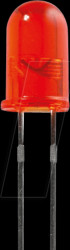 383-2SDRD/S530-A3 LED, 5 mm, wired, red, 125 mcd, 50°