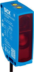 Czujniki fotoelektryczne Tłumienie tła w obudowie prostokątnej SICK PNP/NPN zakres 30 → 2000 mm LED