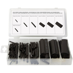 Toolland HAS07 Heatshrink Set Black Ideal for Vehicles &amp; Workshops