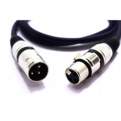 Kabel mikrofonowy XLR 7,5m Wt/Gn Wtyk-Gniazdo, Vitalco MK06