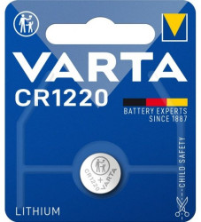 CR1220 (6220) bateria, 1 szt./blister bateria guzikowa litowa, 3 V