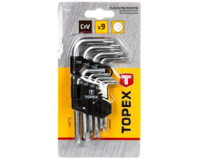 Klucze pięciokątne z otworem TS10-50 (zestaw 9 szt.) 35D950