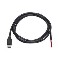 Kabel USB type C (m) serwisowy (open) Akyga AK-SC-38 1m czarny