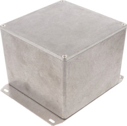 Aluminum die cast enclosure, (L x W x H) 119 x 120 x 94 mm, natural, IP54, 1590VF