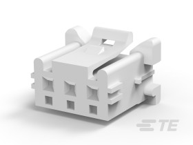 Obudowa złącza 3-pinowe -rzędowe raster: 2.5mm TE Connectivity Wtyk AMP Signal Double Lock