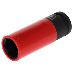 Gedore RED 3300587 Impact Socket 1/2&quot; With protective sleeve 21 mm