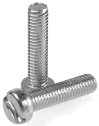 Śruby maszynowe M6 łeb z łbem walcowym Stalowe długość 25.0mm skok 1.0mm