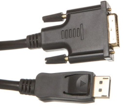 Kabel adapter DisplayPort 1.2 / DVI-D 3m czarny 51962