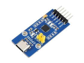 Waveshare CP2102 USB UART Board (Type C), USB To TTL (UART) Communication Module, USB-C Connector