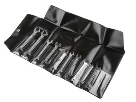 Zestaw narzędzi nastawnych Zestaw kluczy płaskich Bahco 4 → 11 mm 10 szt. Stal wanadowa