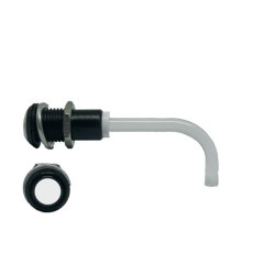 Światłowód do LED, sztywny, kątowy, dł. 88.8mm, Bivar