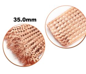 Oplot miedziany - plecionka miedziana 35mm 1metr