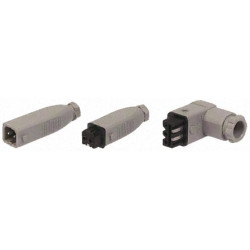 Złącze przemysłowe - zasilające 10A Gniazdo 250 V, 400 V 5+PE Żeński Hirschmann Biały Montaż na kablu IP54