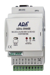 Konwerter ADA-1044H-1-2-3 RS-232 na 4x RS-485, 2x RS-422