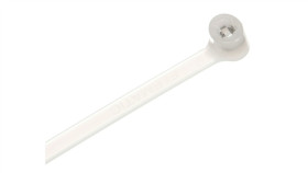 Opaska Kablowa 200X4,5 Biała 2-Lock Zęby Stalowe Bmtb2048 /100Szt./