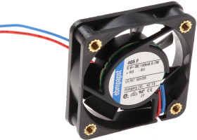 Wentylator osiowy 5 V DC DC 40 x 40 x 10mm 700mW 8m³/h 22.1dB