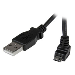 StarTech.com USBAUB2MU StarTech.com 2m Micro USB Cable - A to Up Angle Micro B