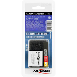 Ansmann 5044363 Camera Battery 3.7V 730mAh Replaces LI-50B