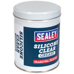 Sealey SCS102 Silicone Clear Grease 500g Tin