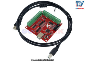 Sterownik CNC MACH3 do 4 silników krokowych 24V