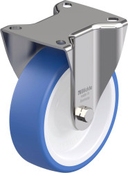 Blickle 937244 BX-POTHS 125XR Rolka stała ze stali nierdzewnej Średnica koła: 125 mm Maksymalne obciążenie: 250 kg 1 szt