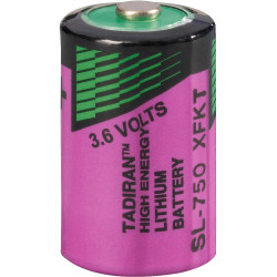Tadiran Batteries SL-750/S 1/2 AA Size 1100mAh Lithium Battery Cell 3.6V