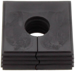 CONTA-CLIP 28536.4 Element uszczelniający KDS-DEG 15-16 BK, (D x S x W) 42.8 x 42.8 x 17.7 mm, termoplastyczny elastomer