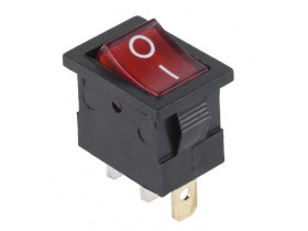 Przełącznik podświetlany MK1011 230V czerwony