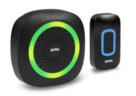 Dzwonek bezprzewodowy bateryjny DANCE II czarny ST-420B zasięg 300m SUN10000495