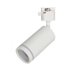 Lampa reflektor na szynę biały 1 fazowy TRACER GU10 WHITE RING 6898 TK Lighting