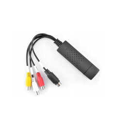Konwerter VIDEO-GRABER EASYCAP do zgrywania z VIDEO+AUDIO na CD/DVD/PC/AV/HDD
