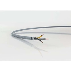 Kabel sterowniczy CY 2-żyłowy Ekranowany Polichlorek winylu PVC, 1 mm², 50m, 15 A, Ø 6.5mm, RS PRO