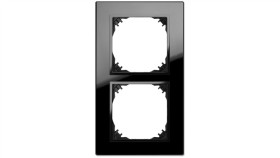 Vestra Ramka Podwójna Szkło Ip20 Czarny 3872-61