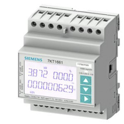Miernik energii 3 -fazowy Siemens 5 A, 66 Hz, 400 V ac