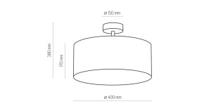 Lampka Nocna Ultimo Black 1Xe27 Mlp7343 Milagro