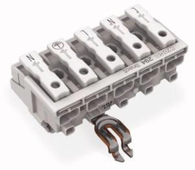 Złączka zasilająca 5-biegunowa ze stykiem PE Linect 294-8325 /250szt./