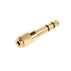 Adapter Jack 3,5mm / Jack 6,3mm GOLD