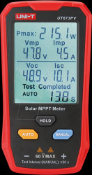 UT 673PV Solar MPPT measuring device, MC4