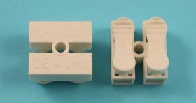 KOSTKA SAMOZAC.2-PIN 10A/380V BIAŁA