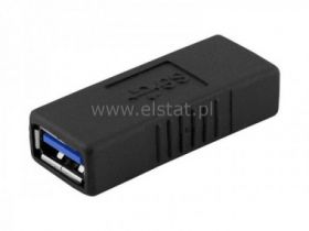 Adapter USB GN A - GN A proste 3.0; 2x gniazdo