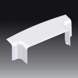 Pokrywa odgałęźna przepustowa dla kanałów EKD 100X40 biała 8514/EKD_HB