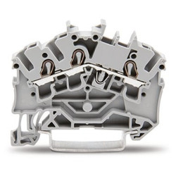 Kostka zaciskowa na szynie DIN WAGO poziomy: 1 22 → 12AWGWciskany zacisk Cage Clamp TOPJOB S