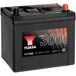 Yuasa YBX5027 SMF Car Battery 12V 65Ah T1 Pin 50000 Starts Durable Reliable
